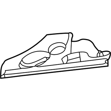 4787474AE Mopar Instrument Panel Closeout Illustration 1 of 1