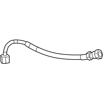 68724956AA Mopar TUBE-TURBO WATER INLET Illustration 1 of 1