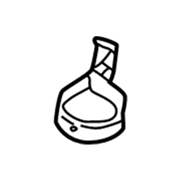 55037764AC Mopar Bracket-ACCUMULATOR Illustration 1 of 1