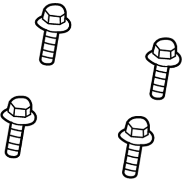 6508226AA Mopar Hexagon Head Bolt Illustration 1 of 1