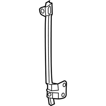Mopar 55359542AA Channel-Rear Door Glass Lower 55359542AA Mopar Channel-Rear Door Glass Lower Illustration 1 of 1