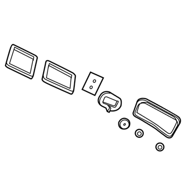 68048898AA Mopar Air Conditioning And Heater Unit Seal Kit Illustration 1 of 1
