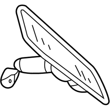 2006 Chrysler Sebring Car Mirror - 4805689AC