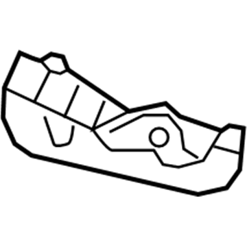 5154967AC Mopar Heat Shield Illustration 1 of 1