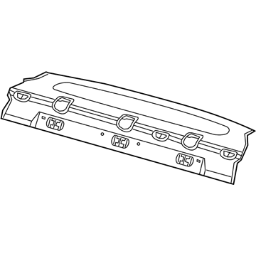 1SW37LA8AF Mopar Panel-Rear Shelf Illustration 1 of 1