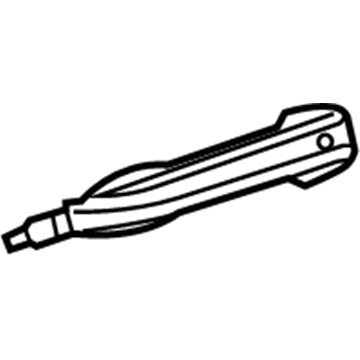 2017 Chrysler 200 Door Handle - 1YB52KDBAE