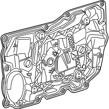 68249034AA Mopar Carrier Plate Panel Illustration 1 of 1