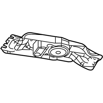 52125473AC Mopar Spare Tire Carrier Winch Illustration 1 of 1