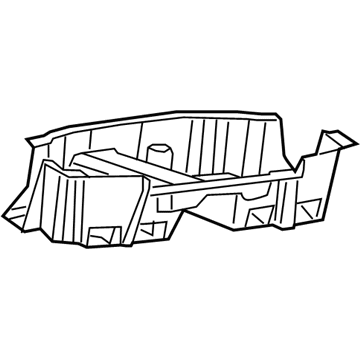 68199614AA Mopar Panel-DIFFUSER Illustration 1 of 1