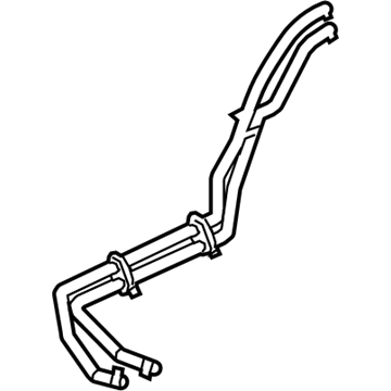 68268582AD Mopar Hose Assembly-Heater Supply And Return Illustration 1 of 1