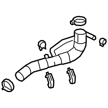 Ram 1500 Radiator Hose - 68268586AD