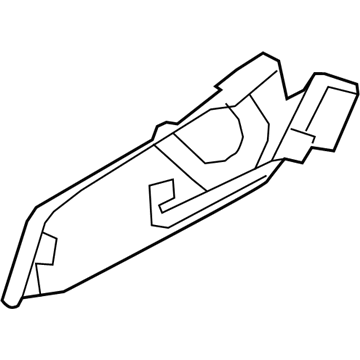 1RX41XDVAB Mopar Passenger Outboard Shield Illustration 1 of 1