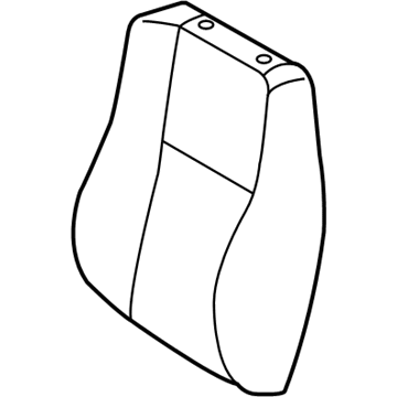 Mopar 5103777AA Front Seat Back 5103777AA Mopar Front Seat Back Illustration 1 of 1