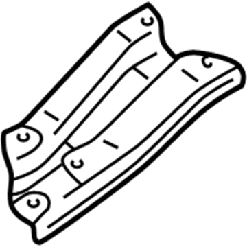 Mopar MR297606 Bar-Front Axle CROSSMEMBER MR297606 Mopar Bar-Front Axle CROSSMEMBER Illustration 1 of 1