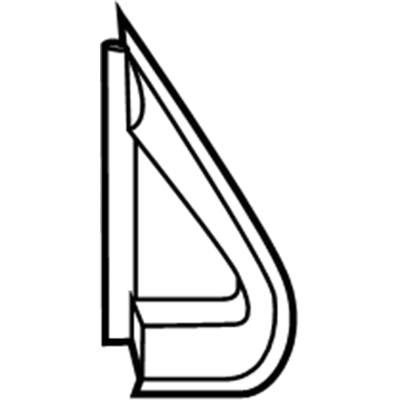 Mopar 68083130AA APPLIQUE-A Pillar 68083130AA Mopar APPLIQUE-A Pillar Illustration 1 of 1