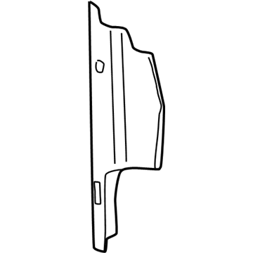 5143008AA Mopar Radiator Side Air Seal Illustration 1 of 1