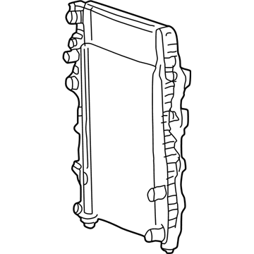 68020278AA Mopar Engine Cooling Radiator Illustration 1 of 1