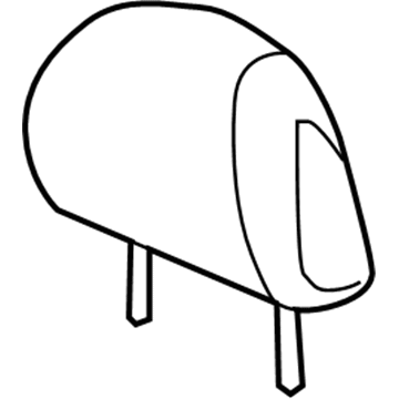 1DS98DK2AB Mopar Front Headrest Illustration 1 of 1