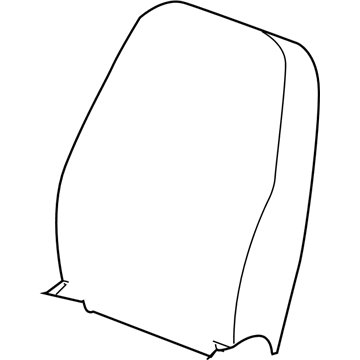 5175675AA Mopar Seat Back Foam Illustration 1 of 1