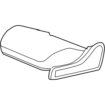 1JP991K2AA Mopar Front Seat-Cushion Bottom Cover Illustration 1 of 1