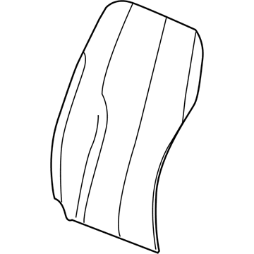1GD181D5AA Mopar Front Seat Back Cover Illustration 1 of 1