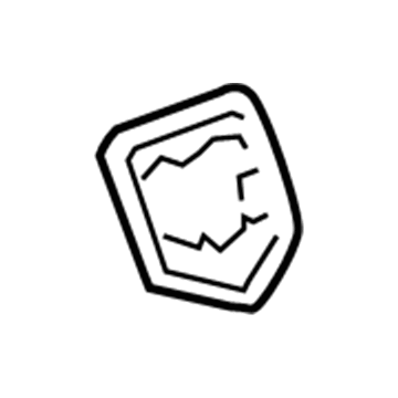 Mopar YT70XDVAB Air Bag Module Cover YT70XDVAB Mopar Air Bag Module Cover Illustration 1 of 1