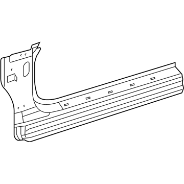 4389550AG Mopar Sill Panel Illustration 1 of 1