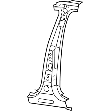 68081186AD Mopar Reinforcement B Pillar Illustration 1 of 1