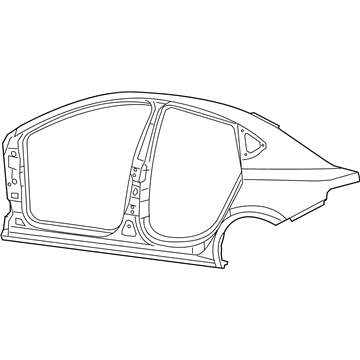Mopar 68232646AA Body Side Aperture Outer Panel 68232646AA Mopar Body Side Aperture Outer Panel Illustration 1 of 1