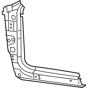 68080972AF Mopar Body Side Aperture Front Reinforce Illustration 1 of 1