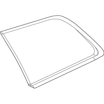 68224812AA Mopar Quarter Window Glass Illustration 1 of 1