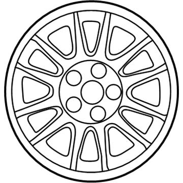 MR641137 Mopar Wheel Disc Illustration 1 of 1