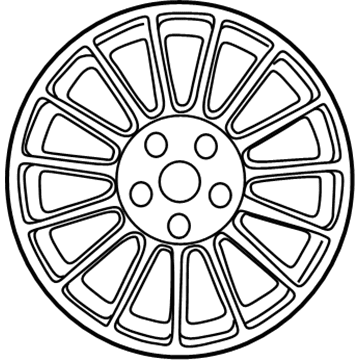 MR641140 Mopar Wheel Disc Illustration 1 of 1