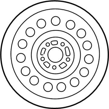 2002 Dodge Stratus Spare Wheel - MB929941