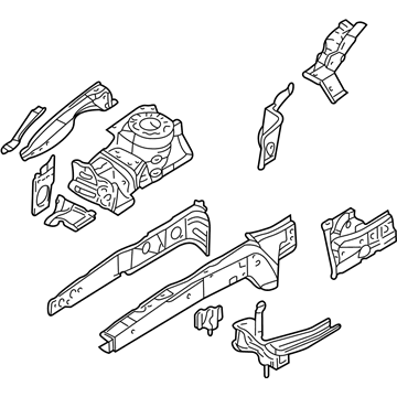 2002 Dodge Stratus Wheelhouse - MR954418