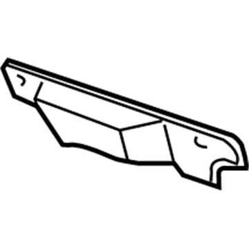 55350764AD Mopar Panel-Cargo Door Header Trim Illustration 1 of 1