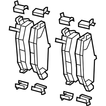 Mopar Brake Pad - 68003776AA