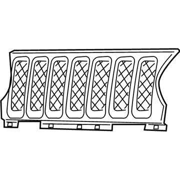 68091527AA Mopar Grille-Insert Illustration 1 of 1