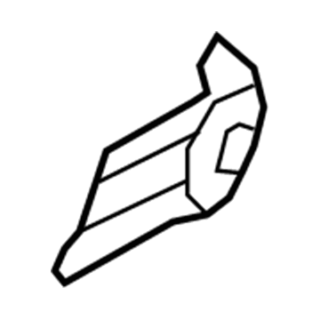 5113233AA Mopar Fog Lamp Bezel Illustration 1 of 1