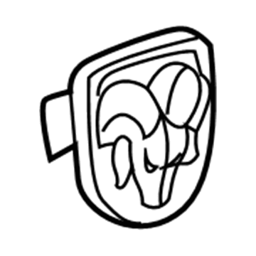 5113408AA Mopar NAMEPLATE-FASCIA Illustration 1 of 1