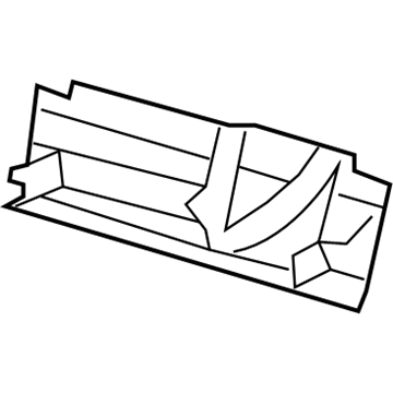 1HM011D5AA Mopar Panel-Toe Kick Illustration 1 of 1