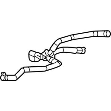 68280797AC Mopar Hose-COOLANT Bottle Inlet Illustration 1 of 1