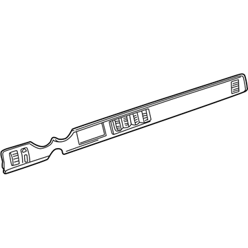 55115541 Mopar Plate-Instrument Panel Trim Illustration 1 of 1