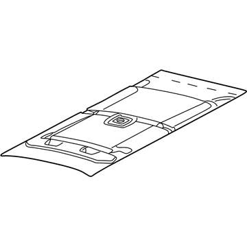 Mopar 5ES34TL2AC Headliner 5ES34TL2AC Mopar Headliner Illustration 1 of 1