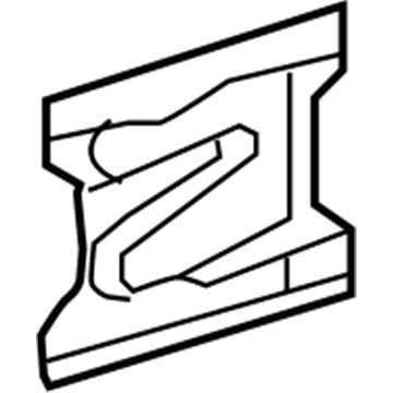 55077953AA Mopar Bumper Bracket Illustration 1 of 1