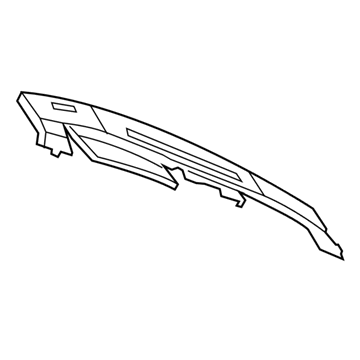 Mopar YF33XDVAD Instrument Panel Cover YF33XDVAD Mopar Instrument Panel Cover Illustration 1 of 1