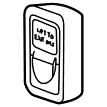 4883571AA Mopar Lever-Seat Latch Release Illustration 1 of 1