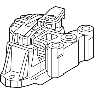68253026AD Mopar INSULATOR-Engine Mount Illustration 1 of 1