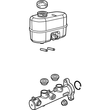 Ram Brake Master Cylinder - 68144664AB