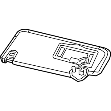 Ram Sun Visor - 6NN29HL1AE